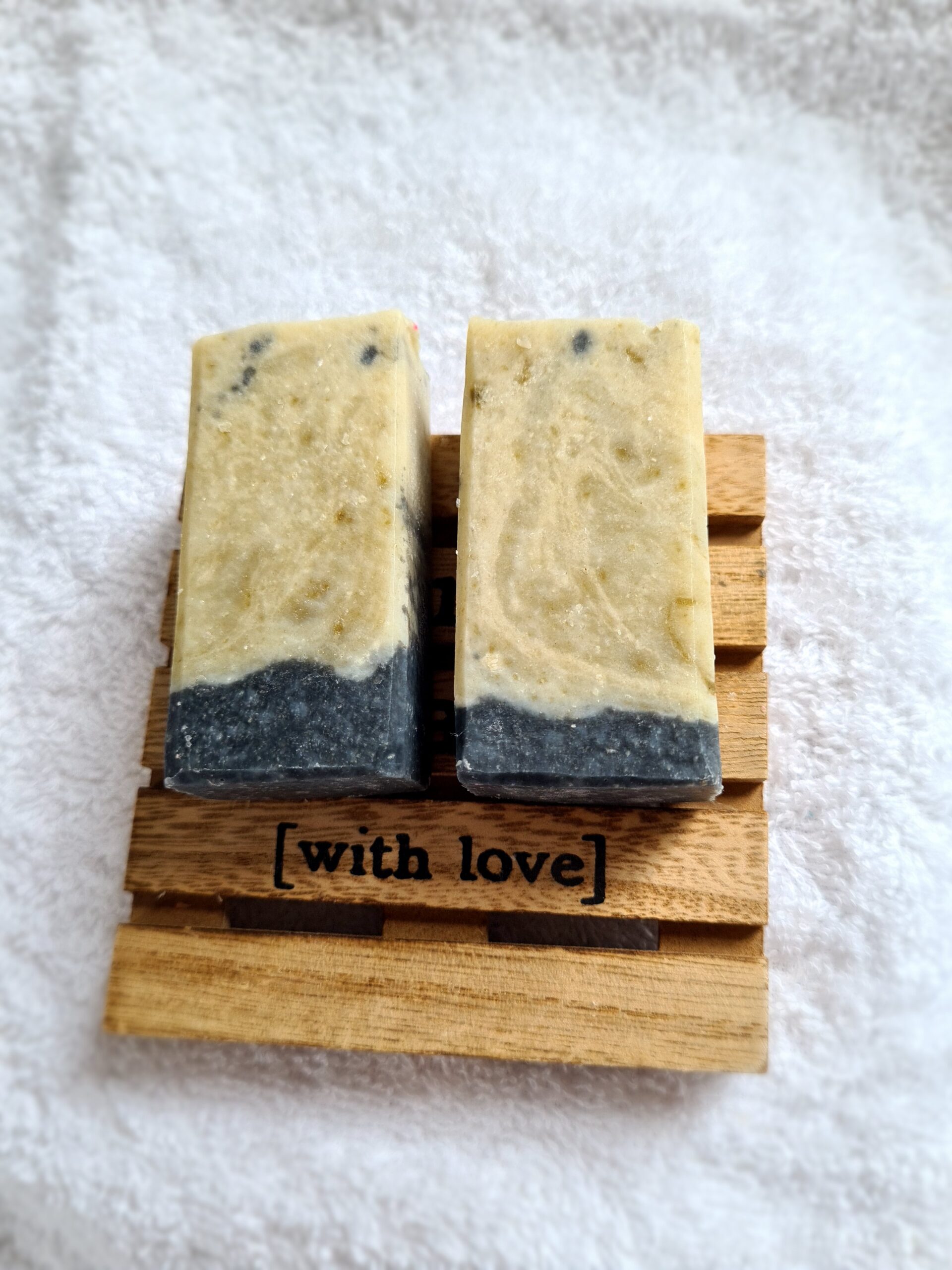 Parsley and rice soap