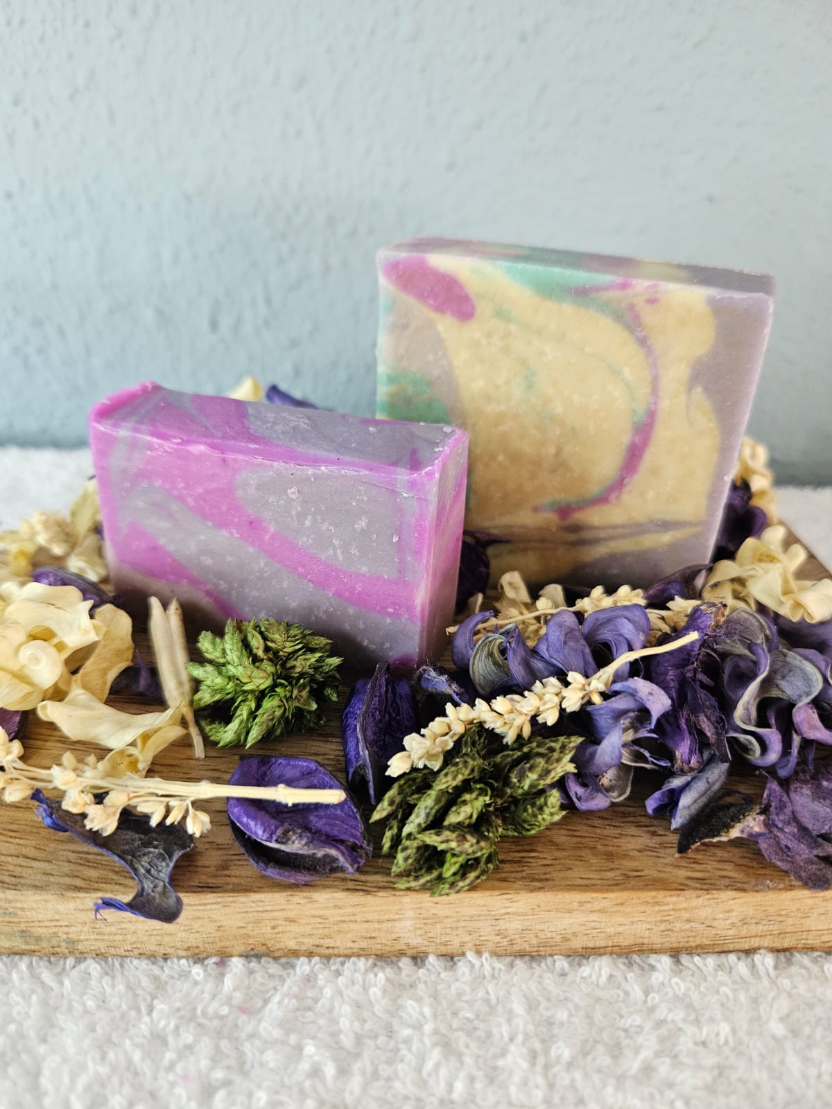 Rose and lavander soap